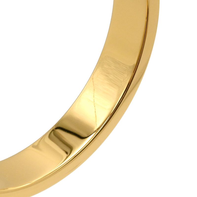 Hermes Bangle Mini Click PM Chaine D'ancre GP Metal Enamel Yellow X Gold