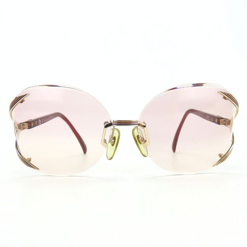 Christian Dior Sunglasses Plastic Red Series 2289 48 61□16 Small Accessories