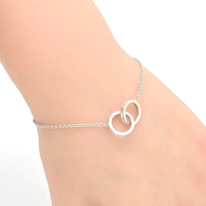 Tiffany & Co Tiffany & Co 1837 Interlocking Circle Chain Bracelet Length 18.5cm