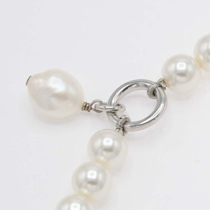 Christian DIOR Long Necklace 30 Montaigne Faux Pearl Accessories With Box H19577