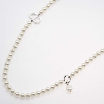 Christian DIOR Long Necklace 30 Montaigne Faux Pearl Accessories With Box H19577
