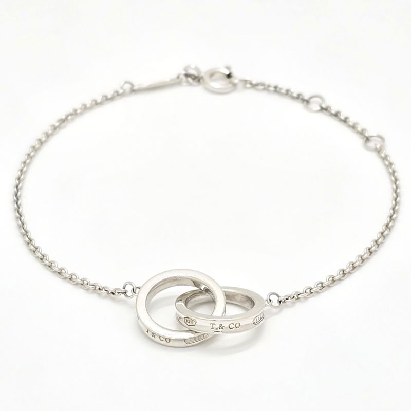Tiffany & Co Tiffany & Co 1837 Interlocking Circle Chain Bracelet Length 18.5cm