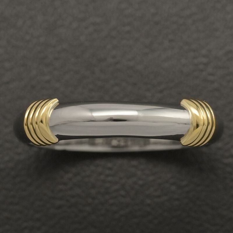 Christian DIOR Ring / YG / 750 X Pt950 Combination - Pmain - 4.5g / #10 / #50 /
