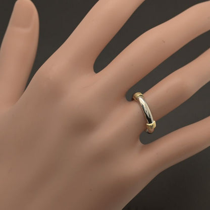 Christian DIOR Ring / YG / 750 X Pt950 Combination - Pmain - 4.5g / #10 / #50 /