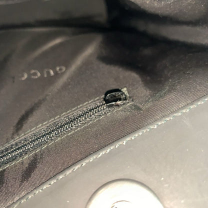 Gucci Bamboo Black Leather 002 1010 Handbag Tote Bag Women 505777