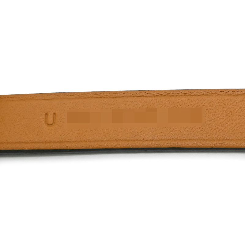 Hermes Bracelet Kerry Dubre Tour Leather Metal Shamkira Bamboo and Gold T2 Gold