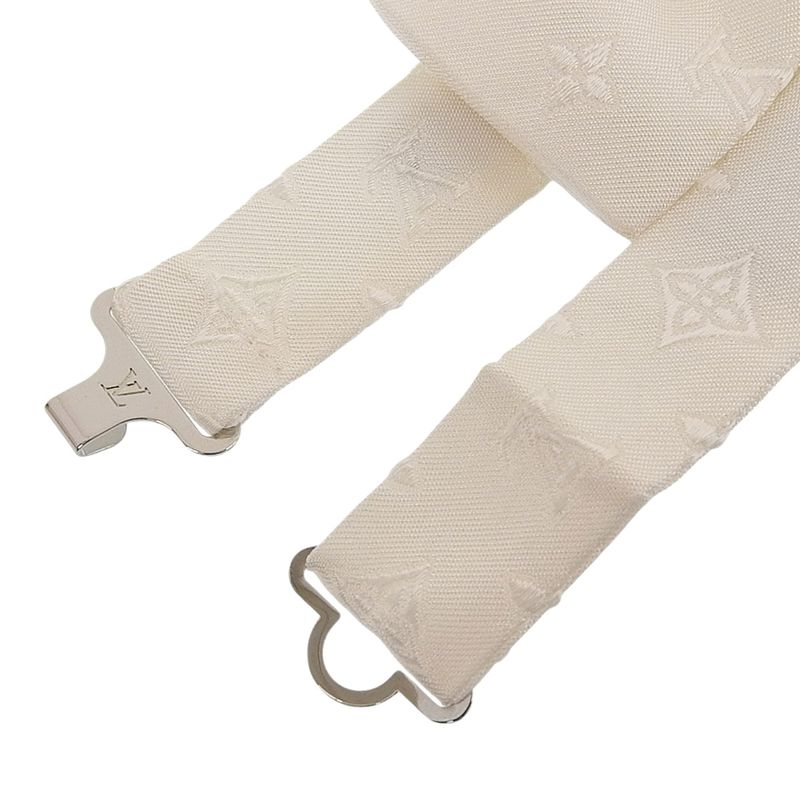 Boxed Super Louis Vuitton M77098 Noupapillon Jacquard 100% Silk Monogram Bow