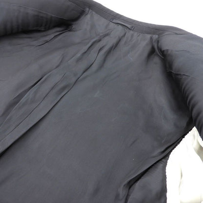 Prada Black Tag A8050 Polyester Satin Tailored Jacket Slacks Setup Suit 48