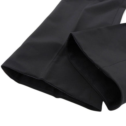 Prada Black Tag A8050 Polyester Satin Tailored Jacket Slacks Setup Suit 48