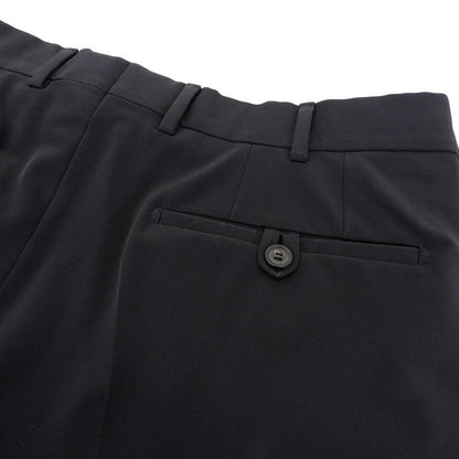 Prada Black Tag A8050 Polyester Satin Tailored Jacket Slacks Setup Suit 48