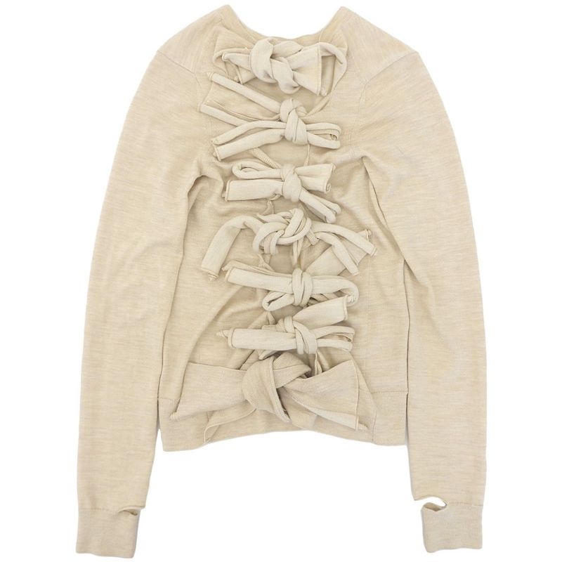 Celine Phoebe Period 23bv5 Silk Wool Icon Buckles Up Knit Cut And Sewn XS Mode