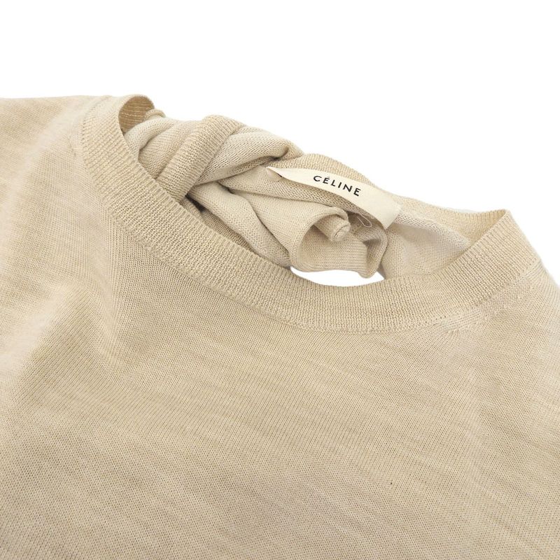 Celine Phoebe Period 23bv5 Silk Wool Icon Buckles Up Knit Cut And Sewn XS Mode