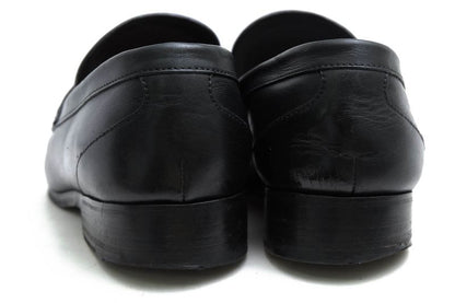 Gucci Coin Loafers Penny Loafers Shoes Men Leather Genuine Black 170311 GG