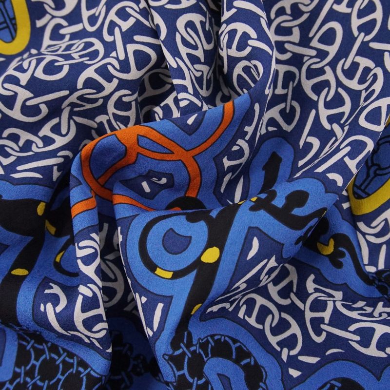 Hermes Dress 24SS Shirt Dress All Over Pattern Si