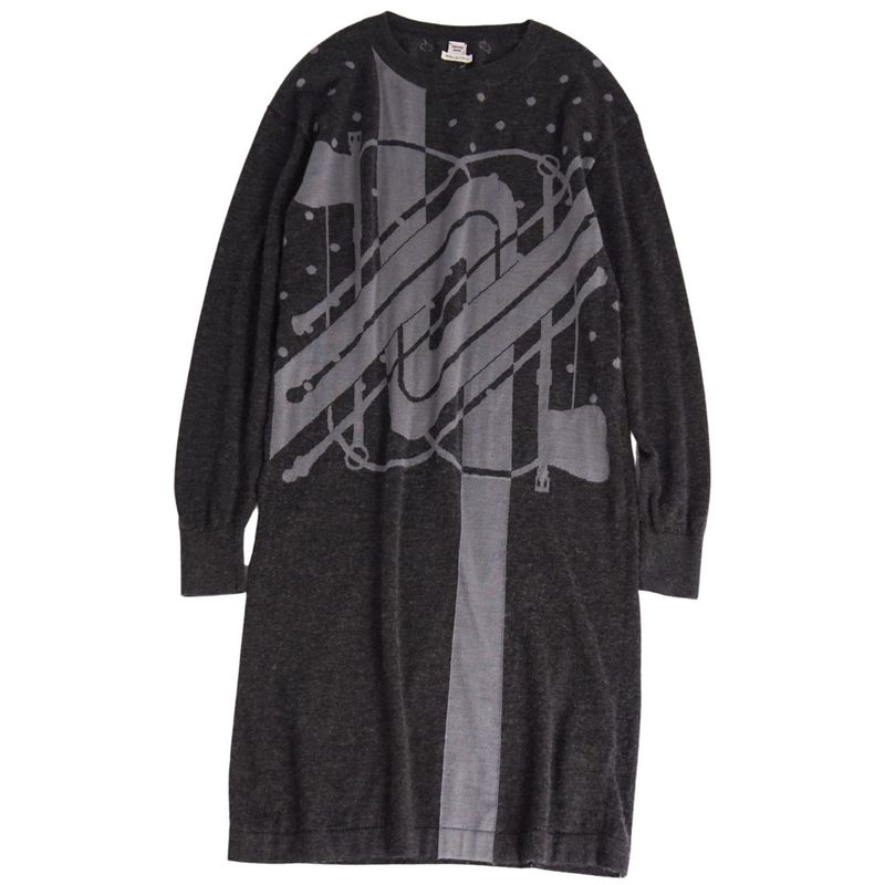 Hermes Dress 2021aw Click Cracks Stains