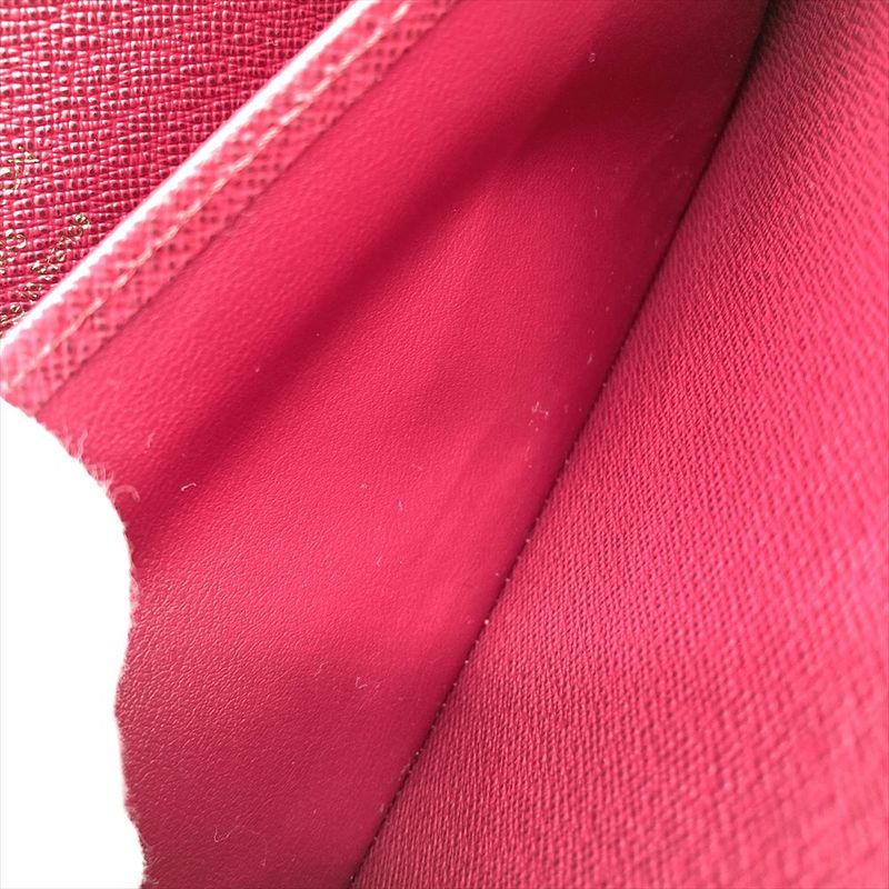 Louis Vuitton Zippy Wallet Long Wallet Monogram Canvas M41895 Fuchsia Gold