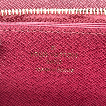 Louis Vuitton Zippy Wallet Long Wallet Monogram Canvas M41895 Fuchsia Gold