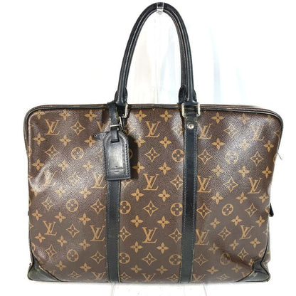 Louis Vuitton Business Bag Porte Documents Voyage PDV M40225 Monogram Macassar