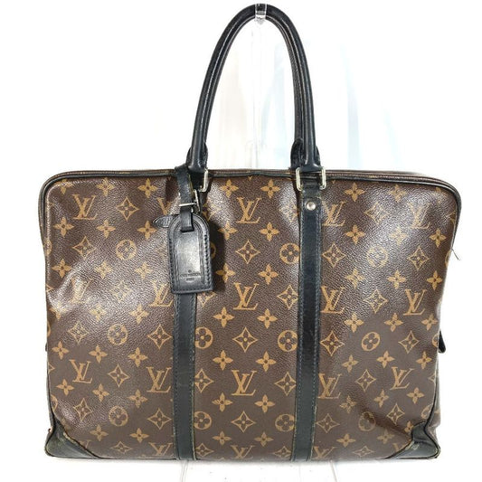 Louis Vuitton Business Bag Porte Documents Voyage PDV M40225 Monogram Macassar