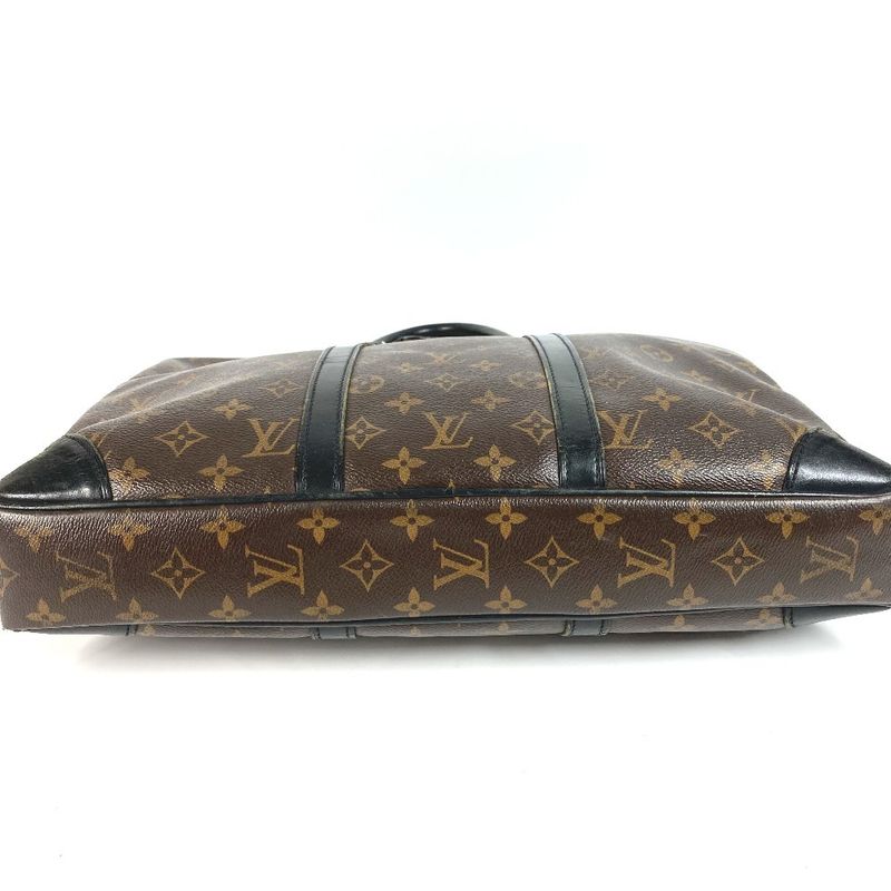 Louis Vuitton Business Bag Porte Documents Voyage PDV M40225 Monogram Macassar