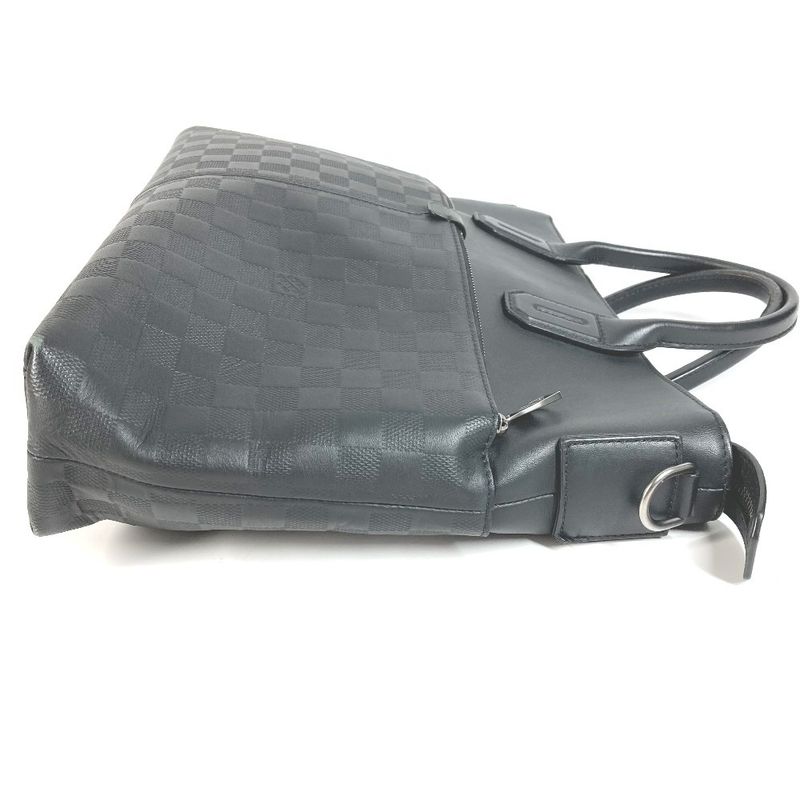 Louis Vuitton Business Bag 7DW Briefcase N41565 Damier Infini Leather Onyx Black