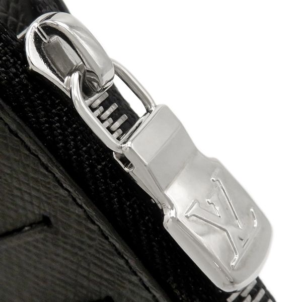 Louis Vuitton Coin Case Coin Card Holder Taiga Monogram Eclipse Noir Black