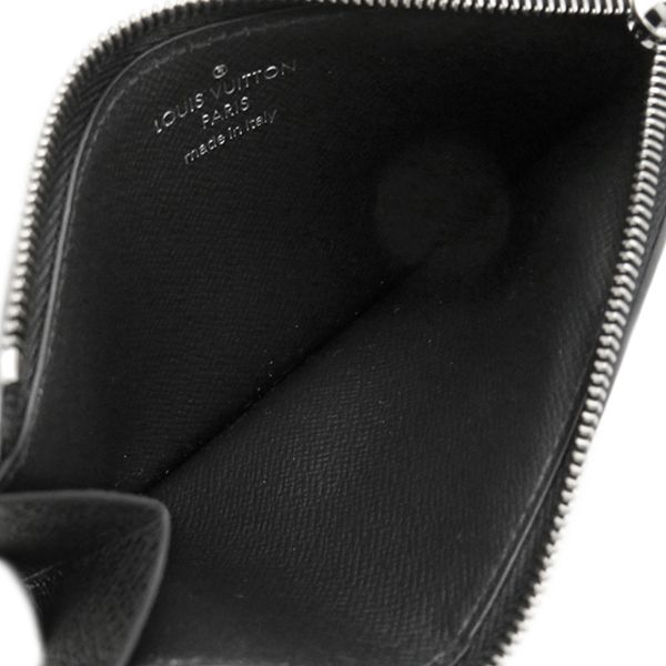Louis Vuitton Coin Case Coin Card Holder Taiga Monogram Eclipse Noir Black