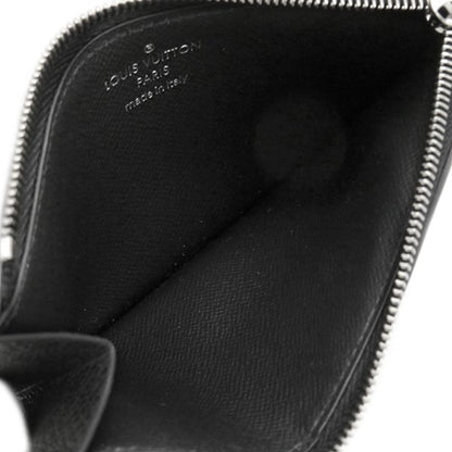 Louis Vuitton Coin Case Coin Card Holder Taiga Monogram Eclipse Noir Black