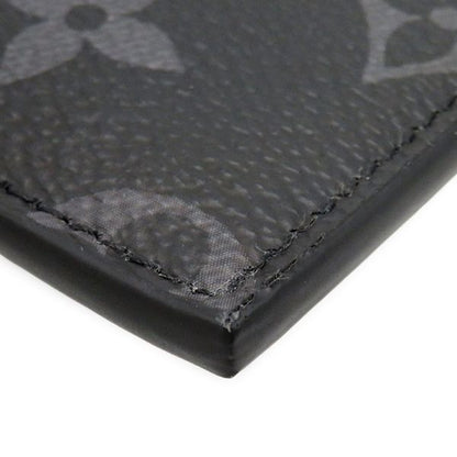 Louis Vuitton Coin Case Coin Card Holder Taiga Monogram Eclipse Noir Black