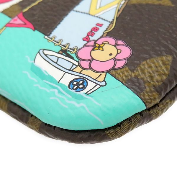 Louis Vuitton Coin Case Pochette Cles Monogram Canvas Monogram Gold Hardware