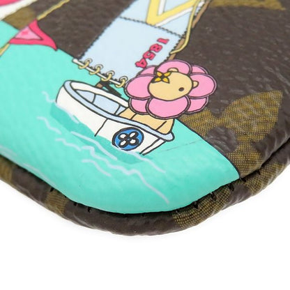 Louis Vuitton Coin Case Pochette Cles Monogram Canvas Monogram Gold Hardware