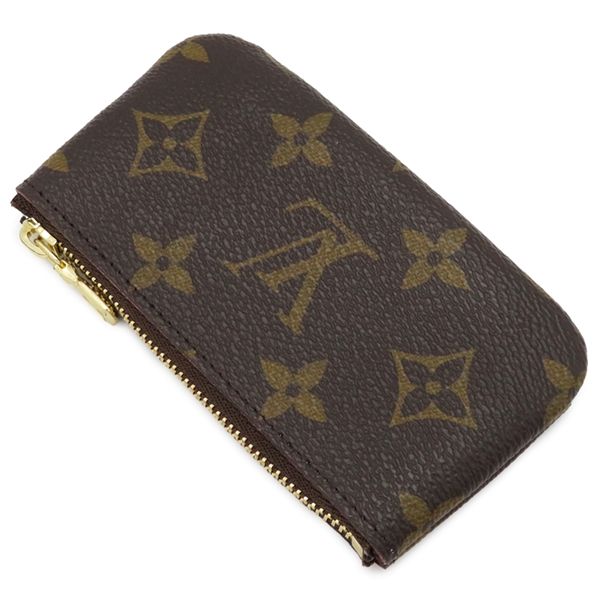 Louis Vuitton Coin Case Pochette Cles Monogram Canvas Monogram Gold Hardware