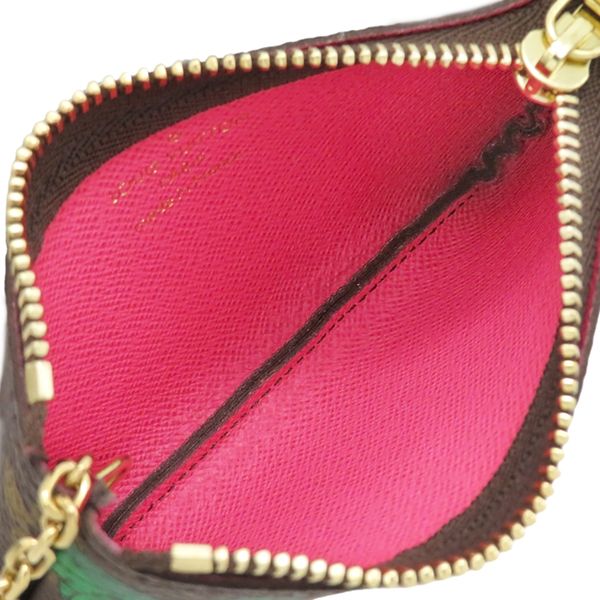 Louis Vuitton Coin Case Pochette Cles Monogram Canvas Monogram Gold Hardware