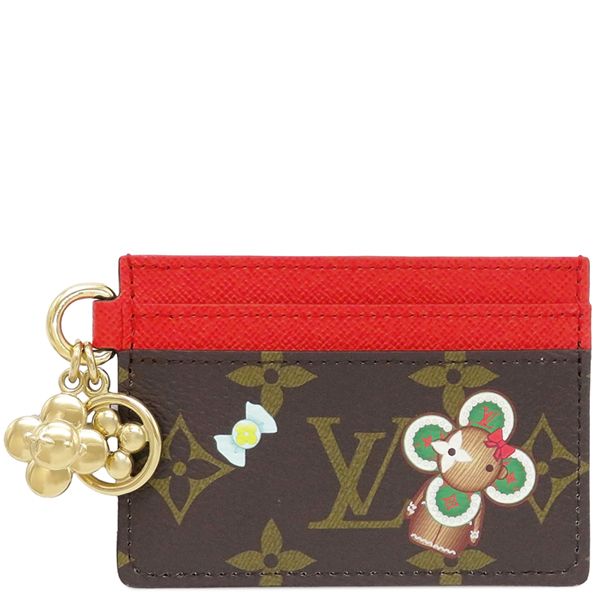 Louis Vuitton Card Case Porte Carte LV Charm Monogram Canvas Monogram × Candy