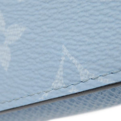 Louis Vuitton Card Case Envelop Carte de Visite Leather Taiga Lama Sky Blue
