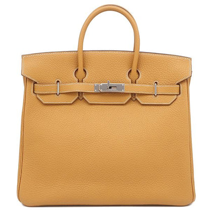 Hermes Handbag Haut À Courroies Hac 32 Fjord Natural Sable Silver Hardware