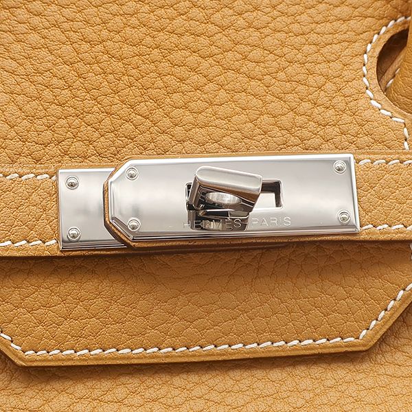 Hermes Handbag Haut À Courroies Hac 32 Fjord Natural Sable Silver Hardware