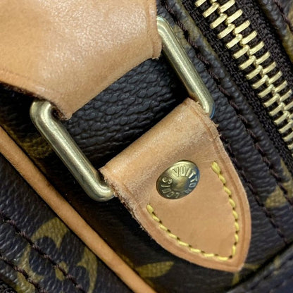 Louis Vuitton M45254 Reporter PM Crossbody Shoulder Bag Brown Monogram Women's