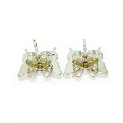 Gucci Silver Butterfly Earrings Ladies 3.6g 925 Engraved 493455 Earrings