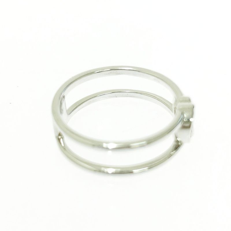 Gucci Silver Slim Open Band Ring 2.5g 925 Engraved 498496 Ring with Box