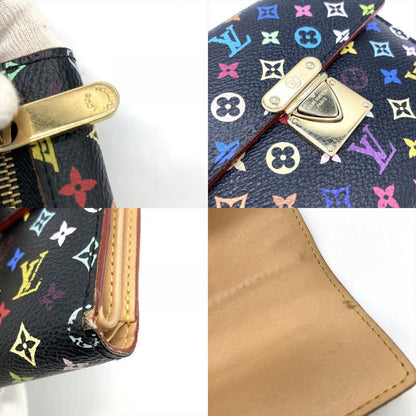 Louis Vuitton Portefeuille Koala Noir Black Trifold Wallet M58015 Black Gold