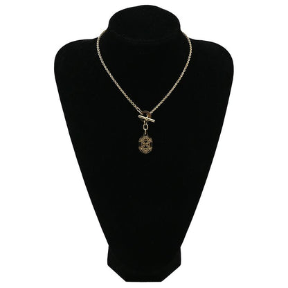 Hermes Necklace Chaine D'ancre Metal Buffalo Horn Doré Gold Hardware Chaine