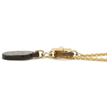 Hermes Necklace Chaine D'ancre Metal Buffalo Horn Doré Gold Hardware Chaine