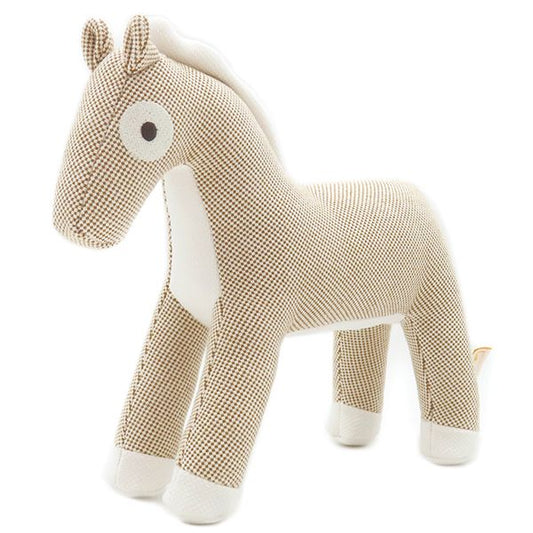 Hermes Stuffed Animal Cheval Honoré Epope Cotton Natural Horse Pony Toile H