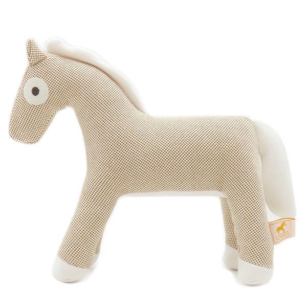 Hermes Stuffed Animal Cheval Honoré Epope Cotton Natural Horse Pony Toile H