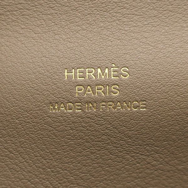 Hermes Handbag Pochette Kelly Mini Vorsluft Etoupe Gold Hardware Never Used