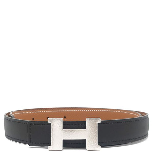 Hermes Belt Mini Constance Martelee Vosuift Vaux Epson Black and Gold #80