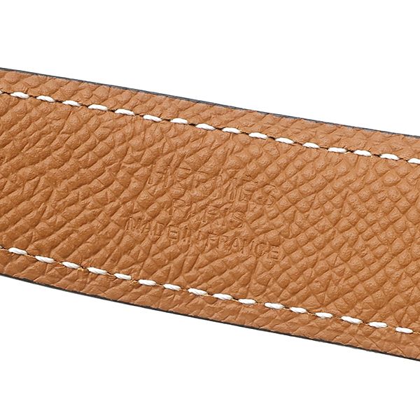 Hermes Belt Mini Constance Martelee Vosuift Vaux Epson Black and Gold #80