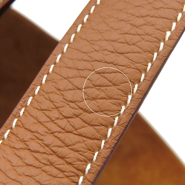 Hermes Handbag Picotin Lock PM Taurillon Clemence Gold Silver Hardware Brown