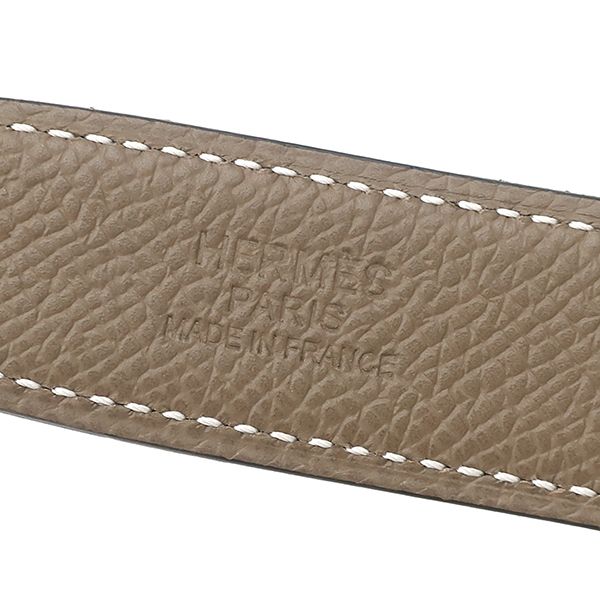 Hermes Mini Constance H Vorsoft Vaux Epson Black and Etoupe #80 Silver Hardware